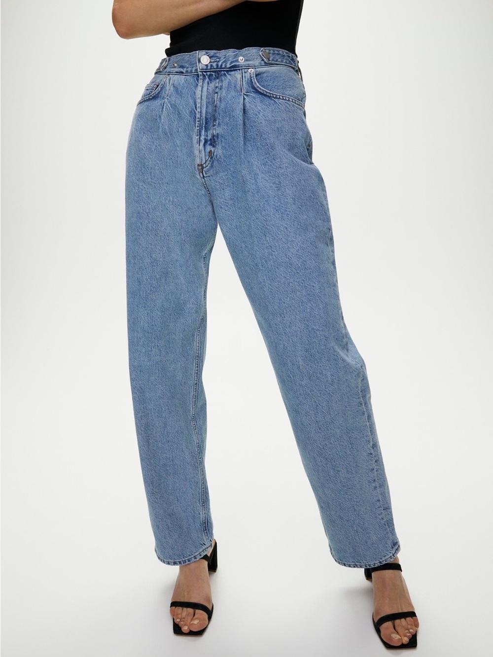 Agolde Baggy With Tab Snap Waist Jeans 30